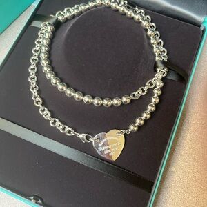 Silver Heart Charm Necklace